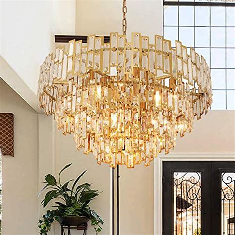 Buy Antilisha Gold Crystal Chandelier Lighting Foyer Hall Entry Way
