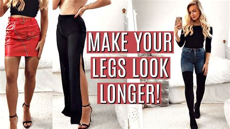 Make Your Legs Look Longer Fashion Hacks Youtube