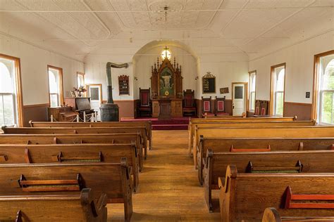 Jamestown Nd Old Church Inside 1 Photograph By John Brueske Pixels