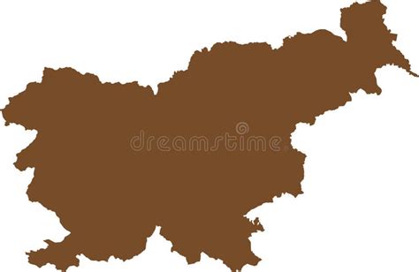 Slovenia Physical Map Stock Illustrations 229 Slovenia Physical Map