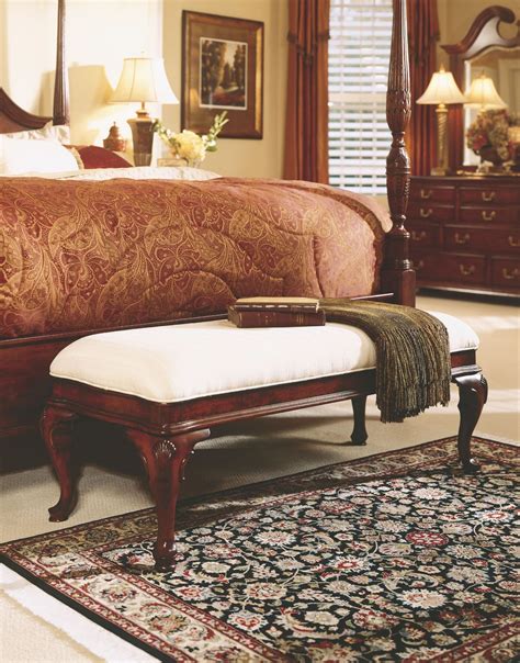 Cherry Grove Classic Antique Cherry Bed Bench From American Drew