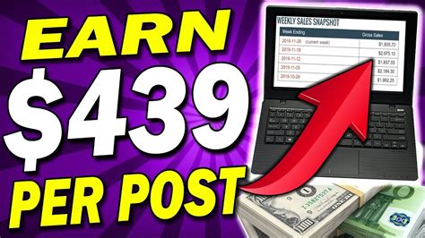 All you need is a computer or a smartphone, with internet access. Earn $439 PER POST🔥 Easy WAY To MAKE MONEY ONLINE💰 (Full Tutorial) - YouTube