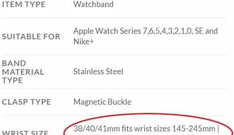 Apple Watch Bands Sizing Guide | Smarta Watches