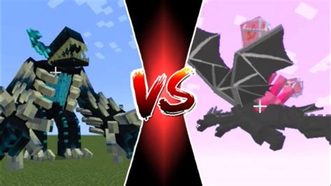 dino warden vs mutant ender dragon in minecraft youtube