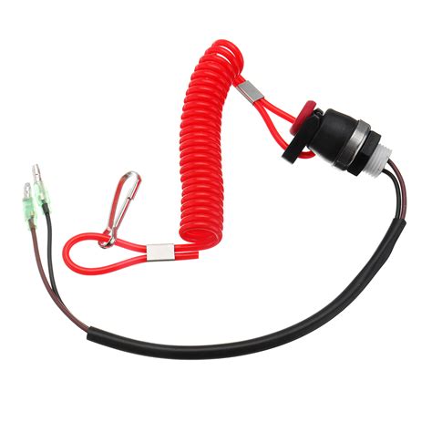 boat kill switch tether cord lanyard red for marine mercury tohatsu outboard engine sale