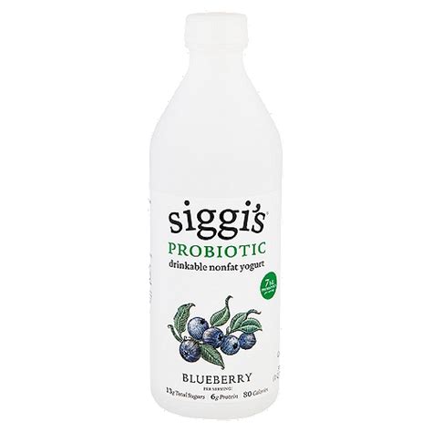Siggis Probiotic Blueberry Drinkable Nonfat Yogurt