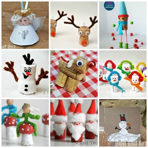 Maybe you would like to learn more about one of these? 12 Christmas Cork Crafts - Getting Festive! - Red Ted Art ...