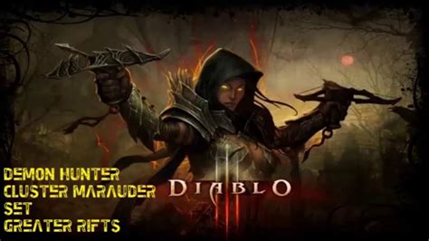 Diablo RoS Cluster Marauder Demon Hunter Greater Rift Patch Season YouTube