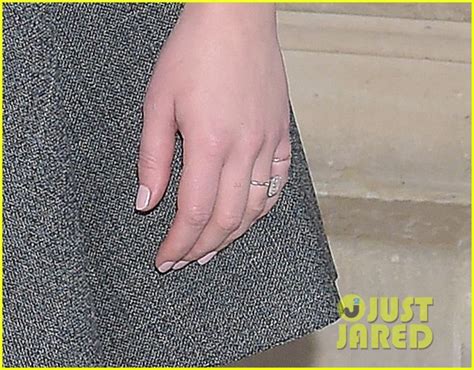 Jennifer Lawrence Flashes Her Engagement Ring At Christian Dior Show