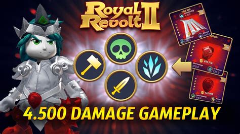 Royal Revolt 2 4500 Damage Gameplay Youtube