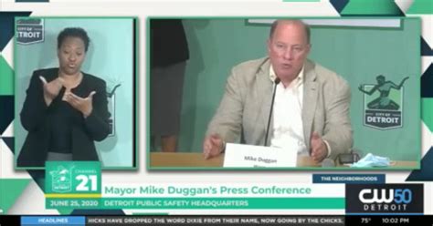 Mayor Duggan Provides Update On The Citys Response To Covid 19 Cbs