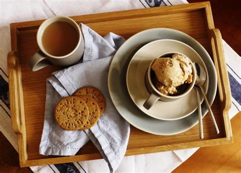 Pour the water that has finished boiling inside of your teacup. Tea & Biscuit Ice Cream with a Salty Caramel Swirl ...