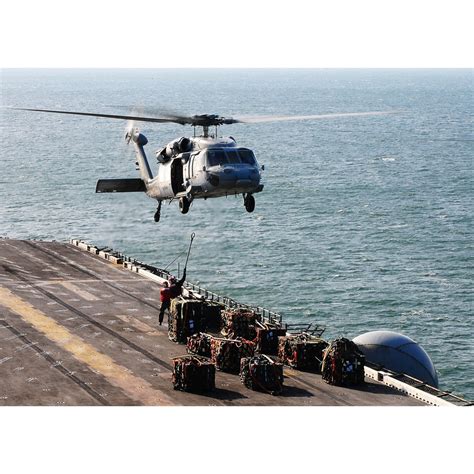 Laminated Poster An Mh 60s Sea Hawk Helicopter Assigned To Helicopter