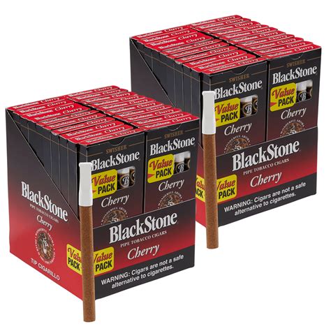 Blackstone Cherry Tip Cigarillo Natural 2 Fer Thompson Cigar