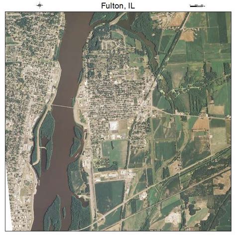 Aerial Photography Map Of Fulton Il Illinois