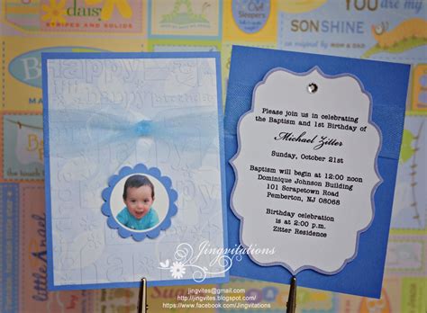 We did not find results for: 1st birthday and christening/baptism invitation sample ...