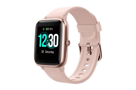 Smartwatch Letsfit Id205l Pink Gold Ip68 Hr Mobiles And Wearables