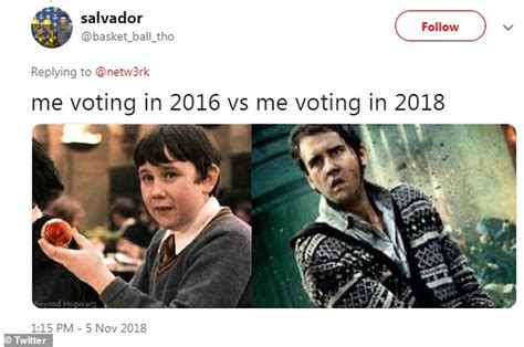 Twitter Users Start Hilarious Voting In 2016 Vs Voting In 2018 Meme