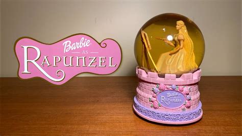 Barbie As Rapunzel Musical Glitter Globe Youtube
