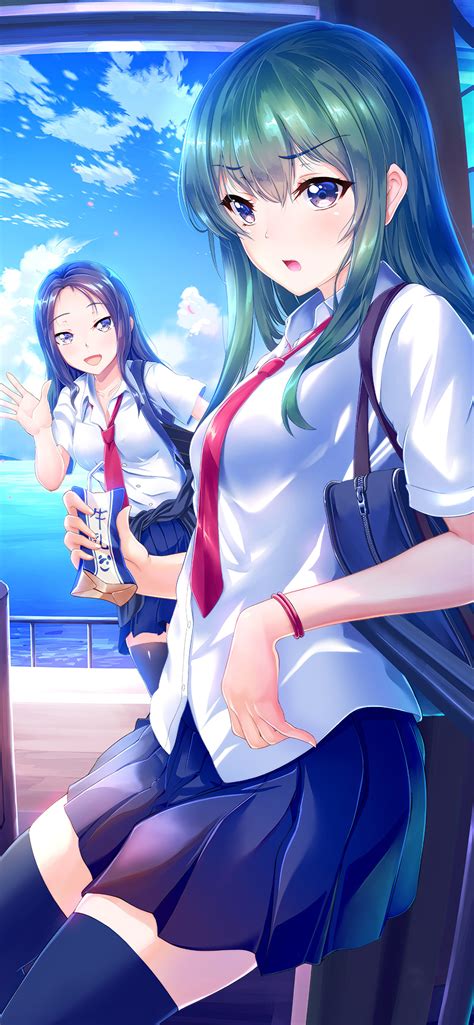 1242x2688 Subway Girls Anime 4k Iphone Xs Max Hd 4k Wallpapers Images