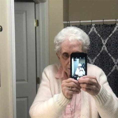 My 83 Year Old Grandma S First Attempt At A Selfie R Funny