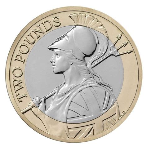 2019 Britannia Definitive Bu £2 Two Pound Coin Fifth Portrait