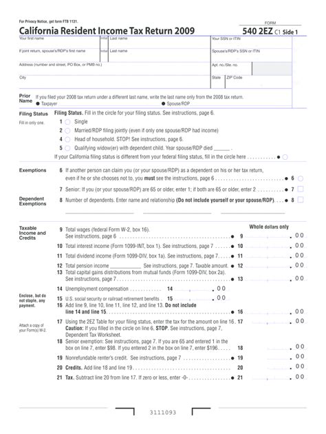 540 2ez Fill Out And Sign Online Dochub