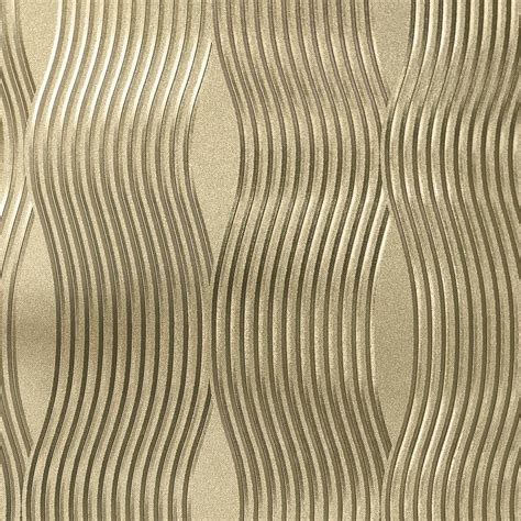 Arthouse Luxury Wave Foil Metallic Shimmer Vintage Textured Vinyl