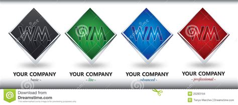 ^ company overview of wm transfer ltd. WM Logo design stock illustration. Illustration of basic ...