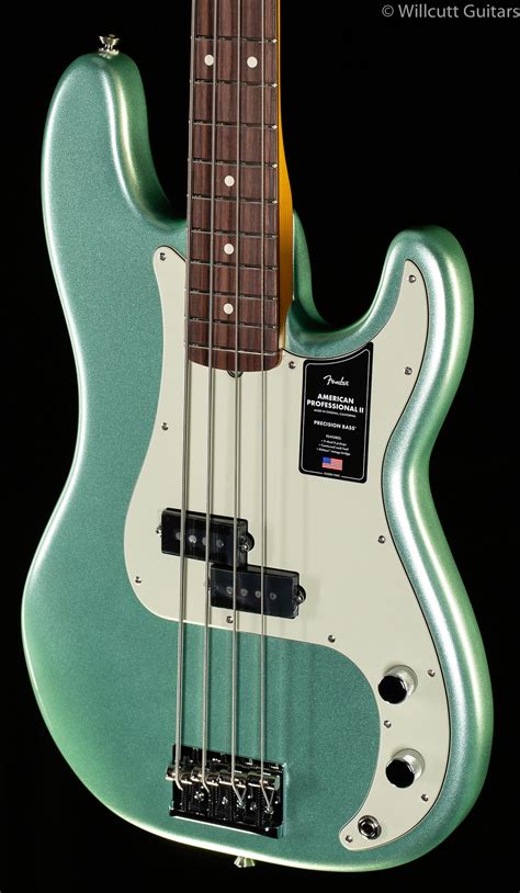 Fender American Professional Ii Precision Bass Mystic Surf Green Rosew