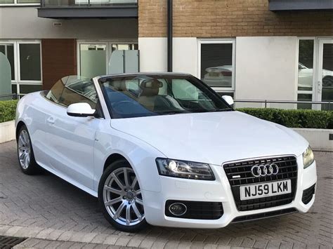 The audi a5 is a series of compact executive coupe cars produced by the german automobile manufacturer audi since march 2007. 2010 AUDI A5 CONVERTIBLE WHITE AUTO 3.0 TDI S LINE QUATTRO ...