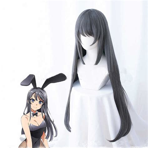 Rascal No Sueña Con Bunny Girl Senpai Mai Sakurajima Cosplay Wig