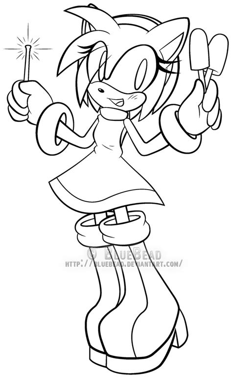Fresh Image Sonic Amy Coloring Pages Sonic Amy Rose Coloring Sexiz Pix