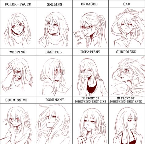 Pixiv Expression Meme With Anna By Houdidoo Drawing Reference Pinterest Dessin Techniques