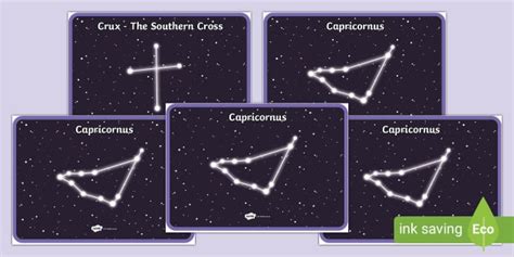 Southern Hemisphere Constellations Display Poster Twinkl