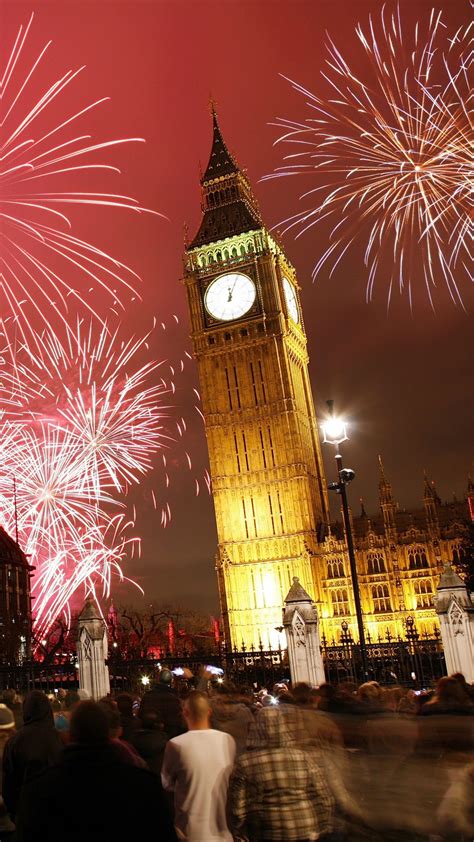 Big Ben London Fireworks Free 4k Ultra Hd Mobile Wallpaper