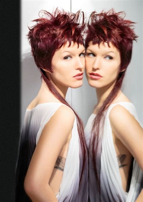 We did not find results for: Short hairstyle with wild textures and a very long extension