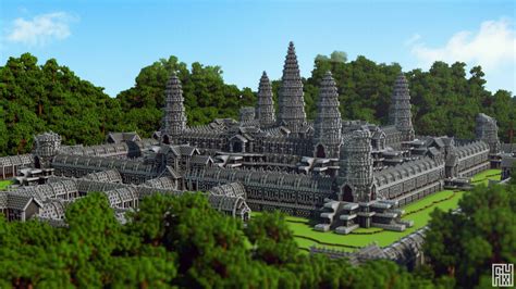 At its height in the 13th century, the city of angkor is estimated to have had a million residents, and the kingdom covered almost all of southeast asia, making it that era's largest civilization. Angkor Wat | Monumental Temple Minecraft Project