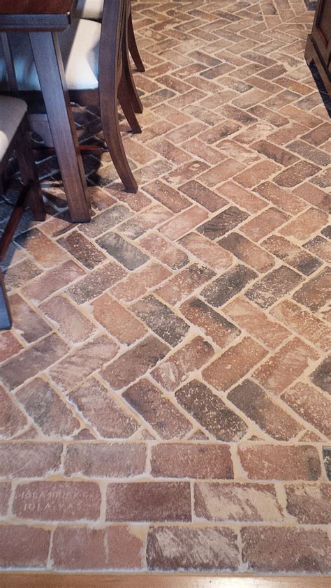 Brickfloorherringbonepattern 1836×3264 Brick Flooring