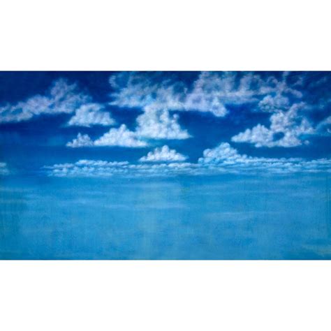 Sky With Clouds Painted Backdrop Bd 0010