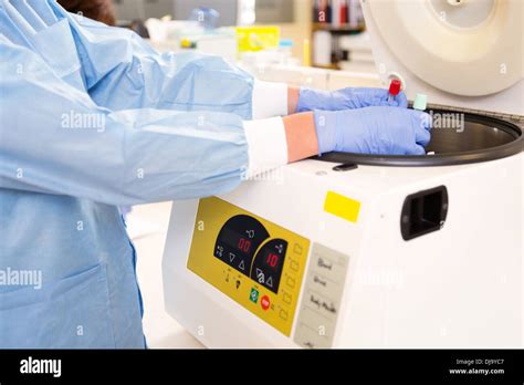 Blood Sample Centrifuge Lab Hi Res Stock Photography And Images Alamy