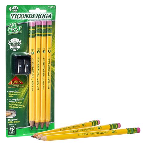 Wooden Pencils My First Ticonderoga Primary Size 2 Beginner Pencils 4