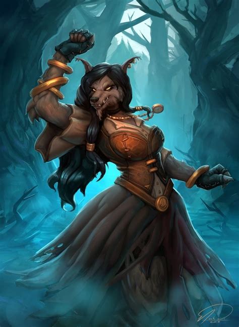 Worgen Female Female Werewolves World Of Warcraft Characters