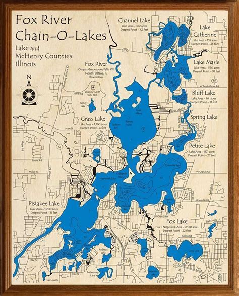 Fox River Chain O Lakes With Pistakee Lake Lakehouse Lifestyle