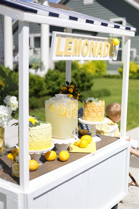 the most adorable summer ready diy multi use lemonade stand lemonade stand lemonade