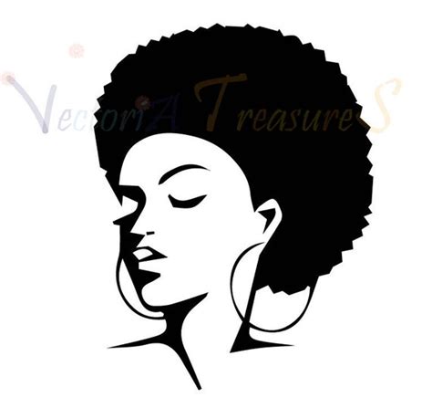 Free Free 229 Black Woman Face Silhouette Afro Woman Svg Free SVG PNG EPS DXF File