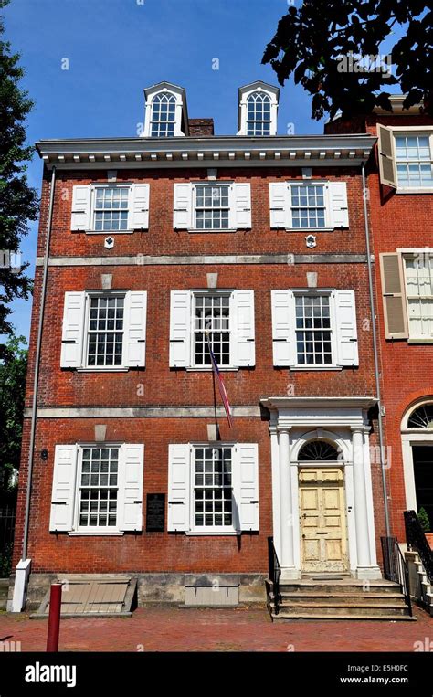 Philadelphia Pennsylvania The Historic 18th Century Powel House On