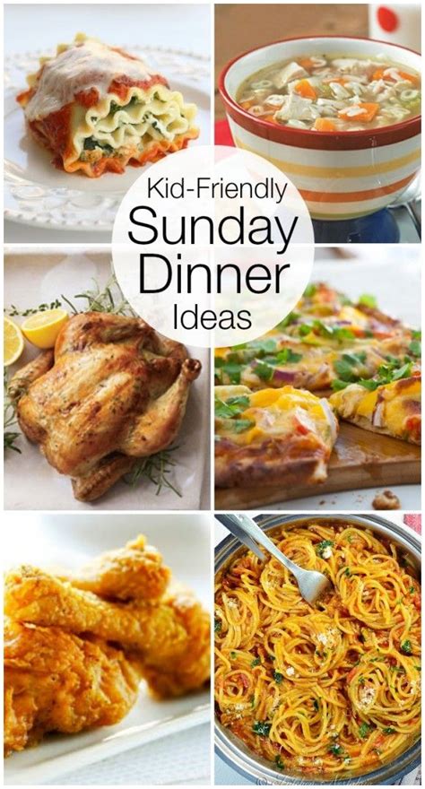 This recipe allows you to use smaller potatoes, and the texture pairs beautifully with steaks or roasts.</p> <p>get the recipe. Kid-Friendly Sunday Night Dinner Ideas | Sunday night ...