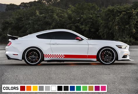 Sport Decal Sticker Vinyl Side Racing Stripes Compatible With Ford
