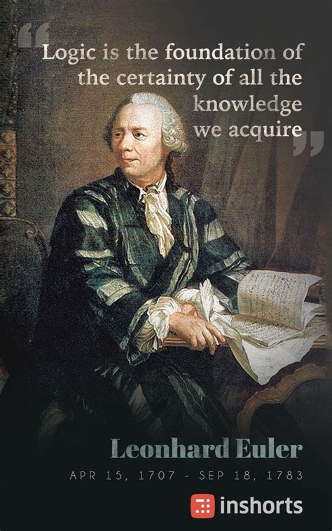 Pin By Thewindwalker On Inshorts Quotes Leonhard Euler
